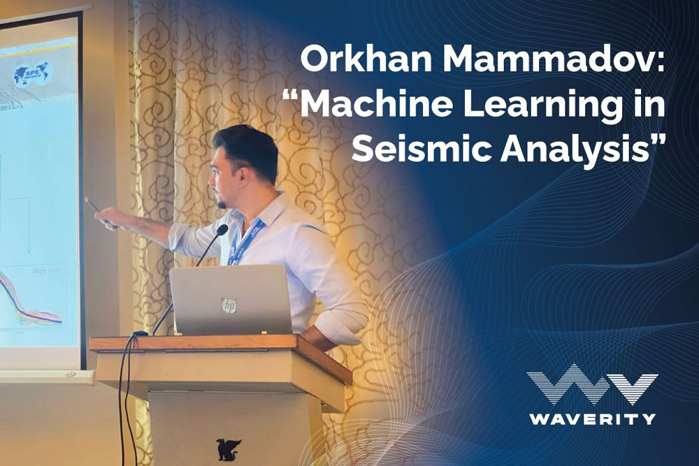 Orkhan Mammadov presented "Seismic Facies Clustering Via Spectral Decomposition Using Machine Learning» at SPE