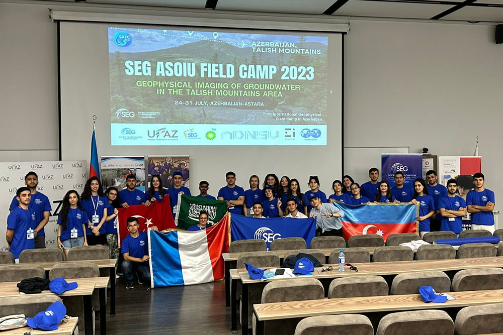 Javidan Karimli participated in the International SEG ASOIU Field Camp 2023