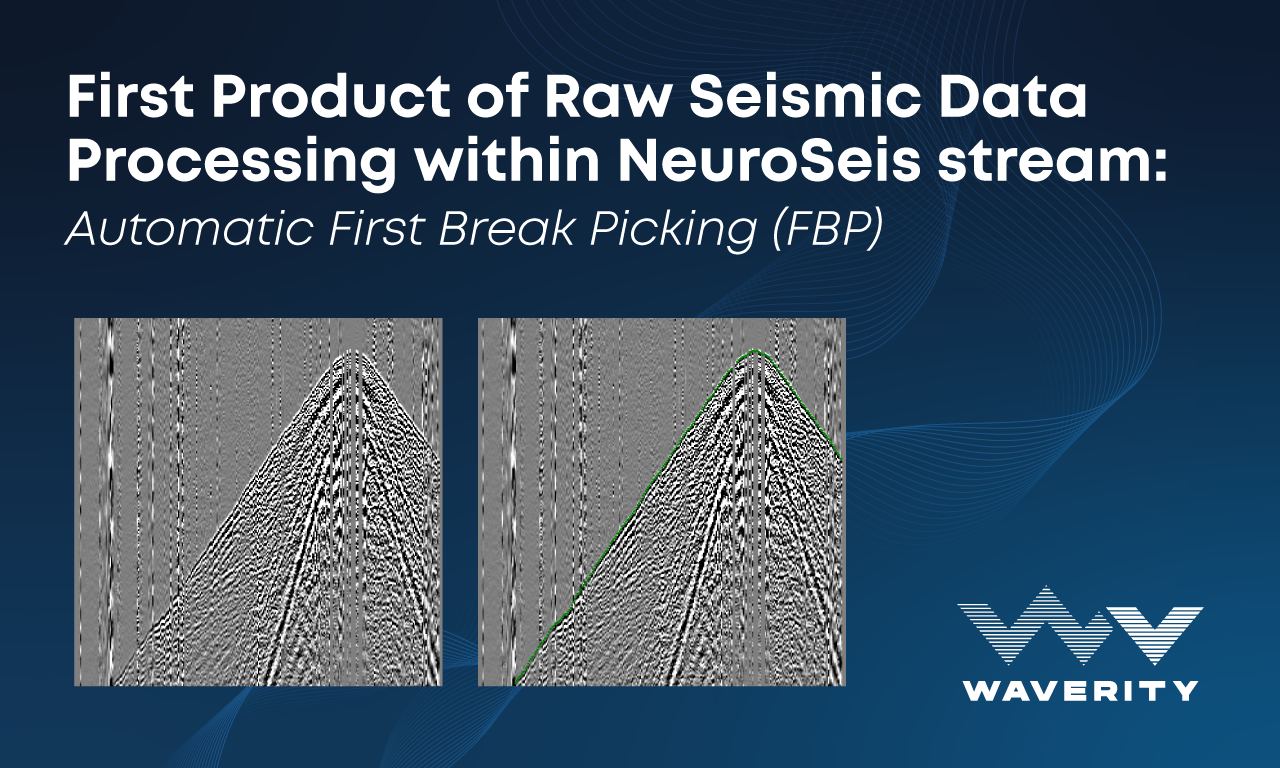 First Product of Raw Seismic Data Processing within NeuroSeis stream: Automatic First Break Picking (FBP)